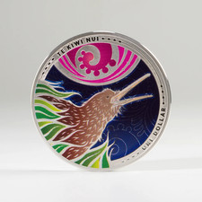 Neuseeland 1 NZ$ 2026 KIWI  1 Oz  Silber 999 Color PP/ Proof mit OVP