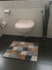 Bad Set Hänge WC Deckelbezug + Badmatte Badvorleger, Pacivic