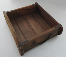 Alte Holzkiste Ziegelform