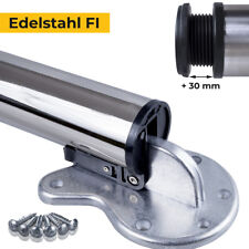 Tischbeine klappbar Stützfuß EDELSTAHL Fi  Ø 50 mm Höhenverstellbar Tischbein