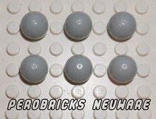 Lego 6 x Kugel Kugelgelenk neu-hellgrau #32474 #18384 NEUWARE