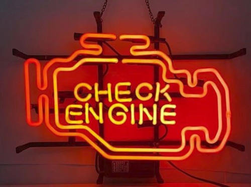 Check engine glas - check,