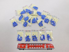 220x Modellbahn-Stecker blau