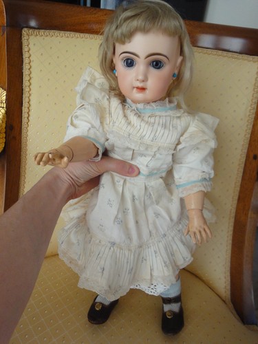 Antike puppe bebe - puppe, jumeau