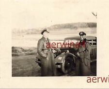 Kommandeur des Eisenbahngeschütz am PKW Horch 750