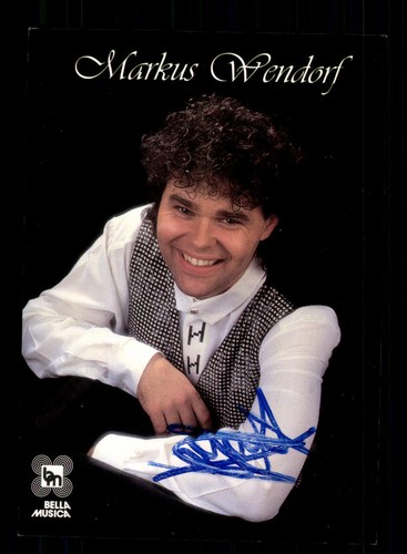 Markus wendorf autogrammkarte - markus,