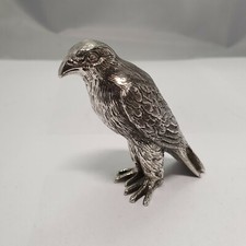 A6# schöne Figur / Miniatur Silber 800 punziert Deutsche Handarbeit Falke