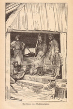 Galizien #8 anno 1895 Boryslaw, Erdwachs-Schmelzhütte - Hist. Grafik von 1895