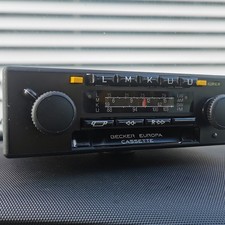 Oldtimerradio Becker Europa Kurier LMKU 598 mit AFC für Mercedes BMW geprüft-RAR
