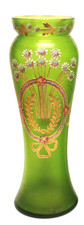 Jugendstil Legras & Cie? Vase - Emailmalerei & Blumendekor - Frankreich