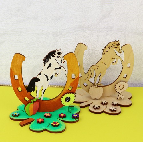 Geschenk kreativ set hufeisen - geschenk,,