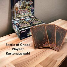 Yugioh Playset (3x) Kartenauswahl Battle of Chaos (BACH)/ Deutsch/ Near Mint