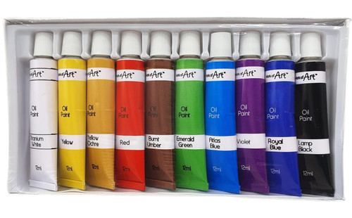 Assorted colour oil paints - oil,