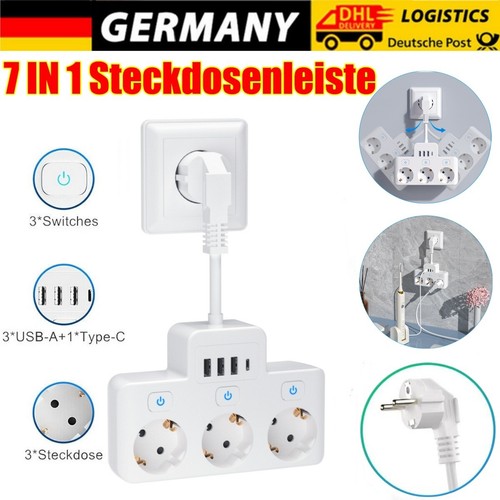 Steckdosenleiste einzeln