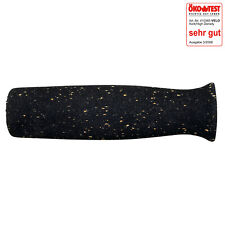 Fahrrad Griffe Velo Korkgriffe 125 mm Naturkork Griff Paar Steckgriffe schwarz