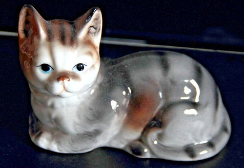 Kleine porzellan katze - kleine,