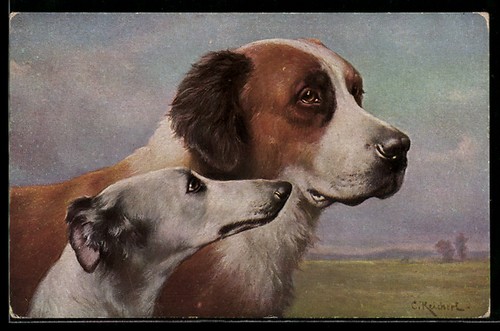Künstler carl reichert - künstler-ak,