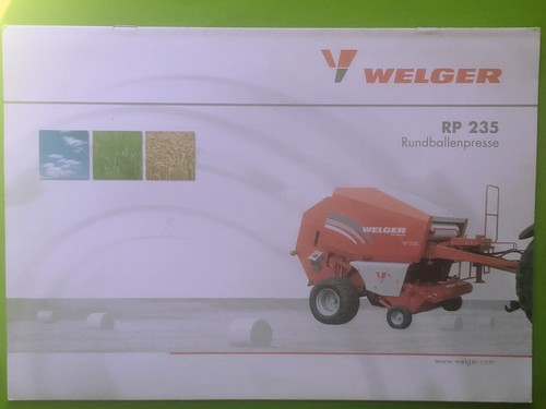 Welger 235 rundballenpresse - welger, rp