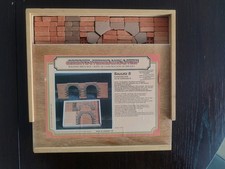 Gerbitz Steinbaukasten Bausatz B,  Gebrannte Tonziegel