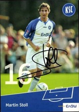 Autogrammkarte Fußballer Martin Stoll, Karlsruher SC, Autogramm - 11410024