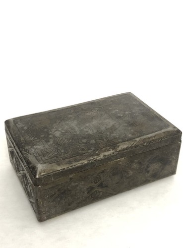 Alte blechdose art deco - blechdose,