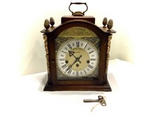 Vintage Hermle Tischuhr Kaminuhr 4/4 Westminster Uhrwerk Tempus Fugit 60er Samml