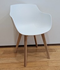 4 Stück Moderner Wohnzimmerstuhl Stuhl Esszimmerstuhl Massivholz Buche Weiß