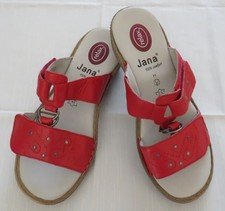 Damen Lederpantoletten "Jana relax" Gr. 41 H