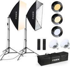 Softbox Set Fotostudio 85W 2 x