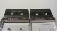 2x TDK SA-X 60 von 1990 GUTER ZUSTAND Super Avilyn Position Type 2 CrO2
