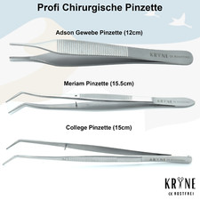 College Pinzette Gebogen 15cm