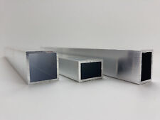 Alu Rechteckrohr Quadrat Rohr Aluprofil Aluminiumprofil Profil lange 2000mm