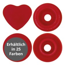 BabySnap Herz Druckknöpfe