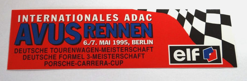 Werbe aufkleber adac - werbe-aufkleber, avus