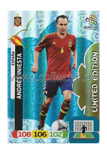 Panini adrenalyn euro - euro, 2012