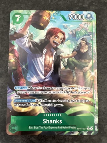 One piece op14 027 shanks - shanks, the