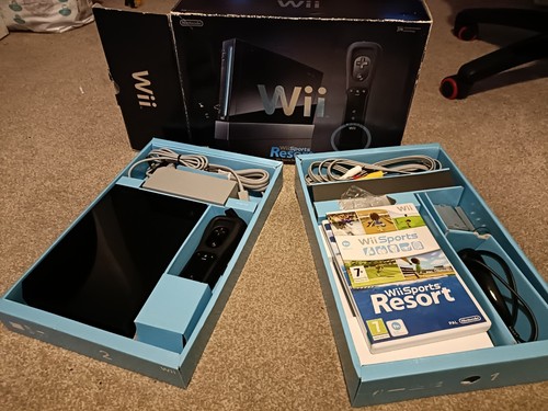 Nintendo wii schwarz konsole - nintendo,