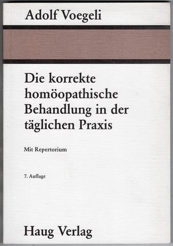 Die korrekte homöopathische