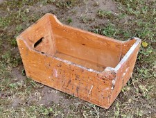 Holzwanne Holzkiste gebraucht Kunstmaler shabby chic Vintage 