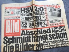 Bildzeitung 30. September 1982