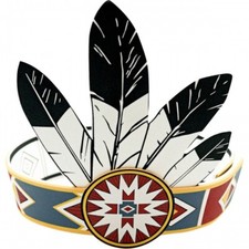 Indianer Federschmuck, 57 x 26
