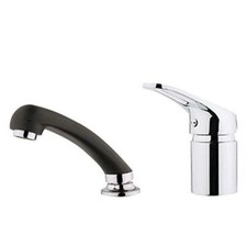 Friseur-Waschbecken Einhebel Armatur Set verchromt Friseursalon Brause 0020