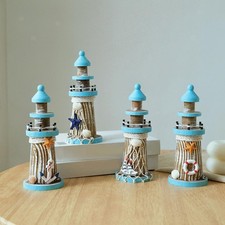 Leuchtturm-Ornament aus Holz