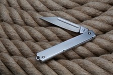 Sanrenmu Slipjoint Cutter Taschenmesser Vollmetall Silber Scharf Super Preis