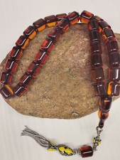 Tesbih Gebätskette Sikma Ates Kehribar cubuk malzeme süper bir tespih 