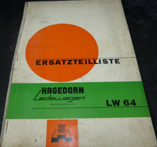 Hagedorn Ladewagen  Ersatzteilliste  LW64