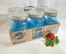 Blue Ball Set 6 Stück Mason Glas Blau Heritage 100th Anniversary Regular NEU