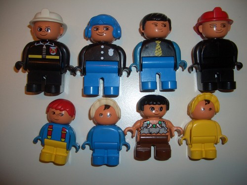 Lego duplo figuren - 8x,