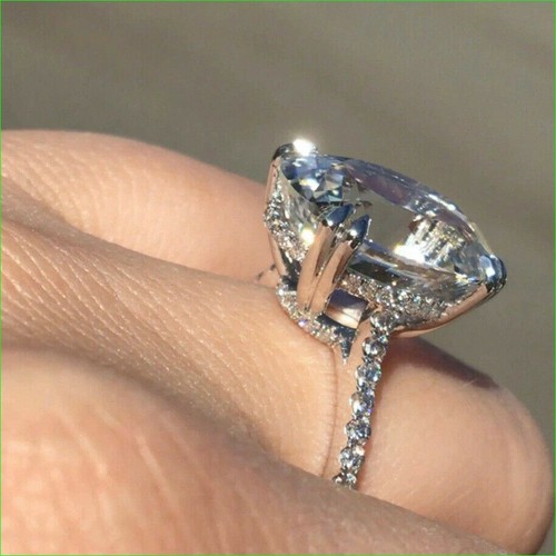 4ct oval schliff moissanit - 4ct,