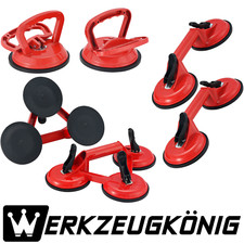 Werkzeugkönig® Saugheber Glassauger Saugnapf Aluminium Glasheber Scheibenheber